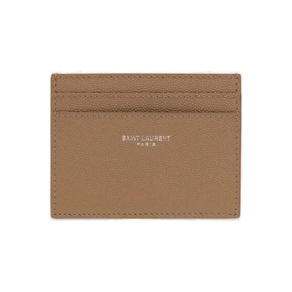 SAINT LAURENT
Logo-print leather card holder - Picture 1 of 3